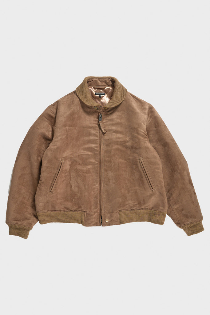 Engineered Garments Loiter Jacket | Khaki Acrylic Wool Gunclub