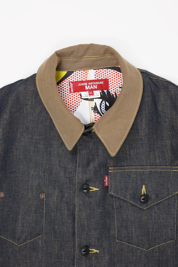 Junya Watanabe Levis x Roy Lichtenstein Denim Jacket | Blue | Canoe Club