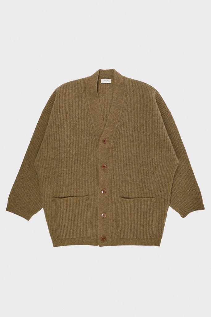 Frizmworks Heavy Wool Round Cardigan | Indigo | Canoe Club