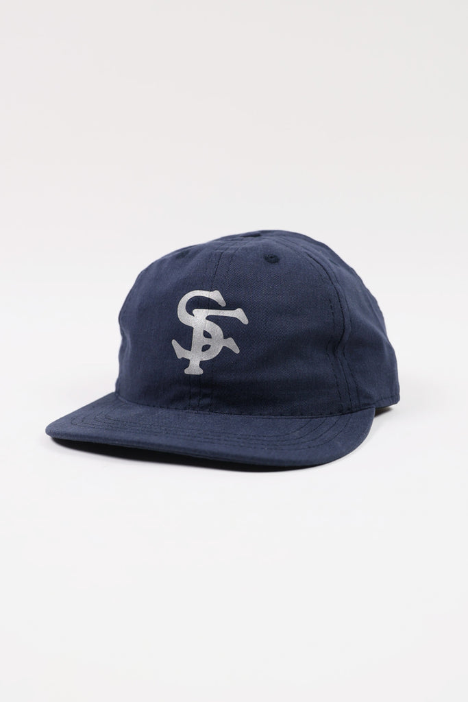 RRL Garment-Dyed Twill Ball Cap | Midnight Blue | Canoe Club