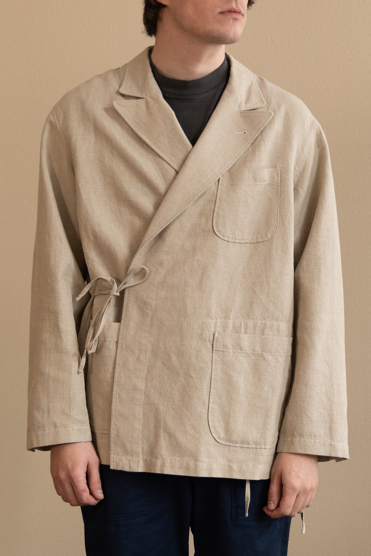 Engineered Garments D Sum Jacket | Natural Linen Cotton | Canoe Club