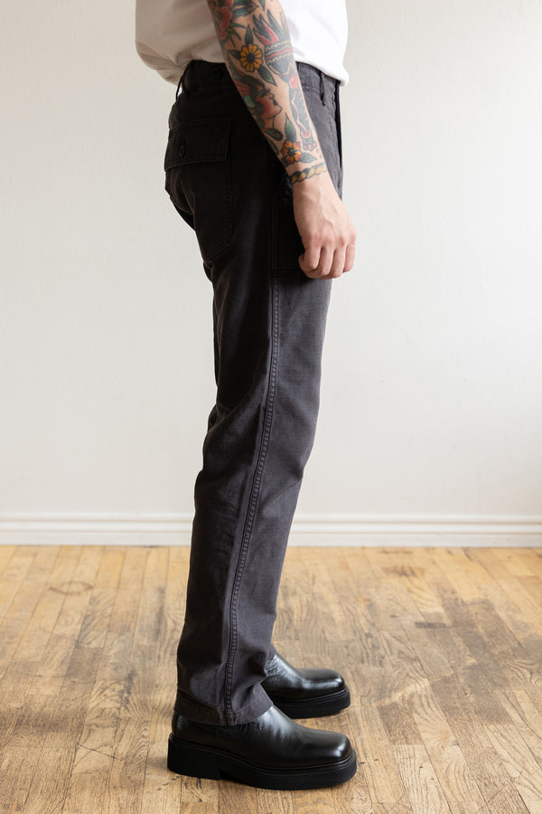 orSlow Slim Fit Fatigue Pants | Black Stone | Canoe Club