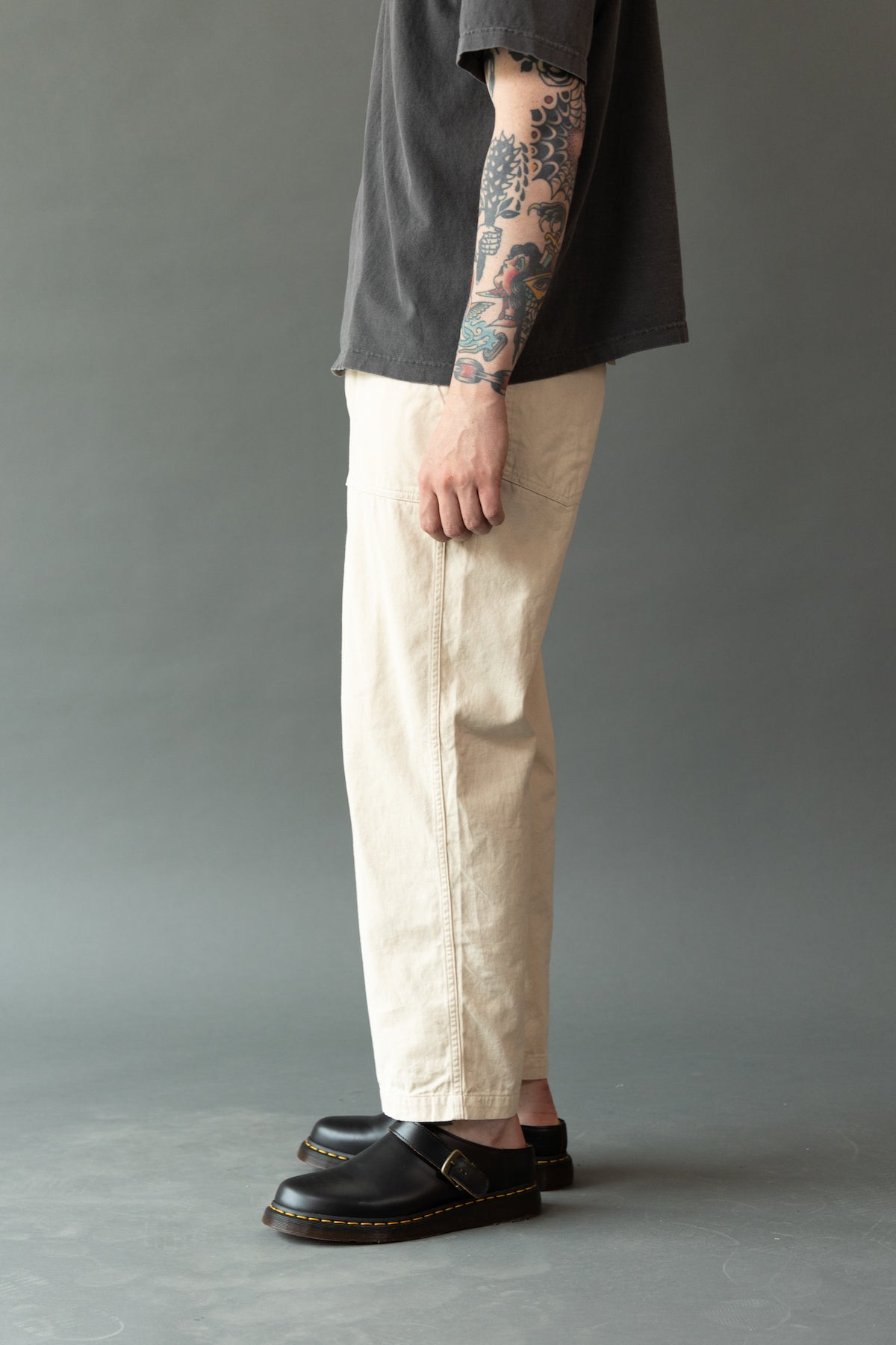 Engineered Garments Fatigue Pant | Natural 6.5oz Flat Twill