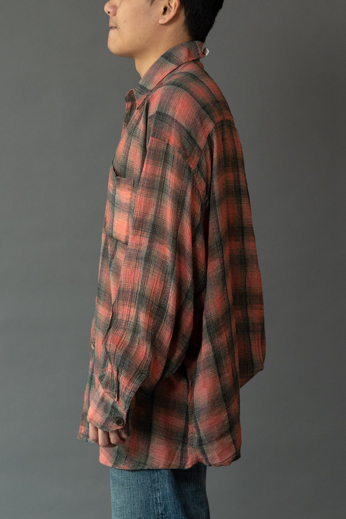 Our Legacy Borrowed Shirt | Big Lumbercheck Print | Canoe Club