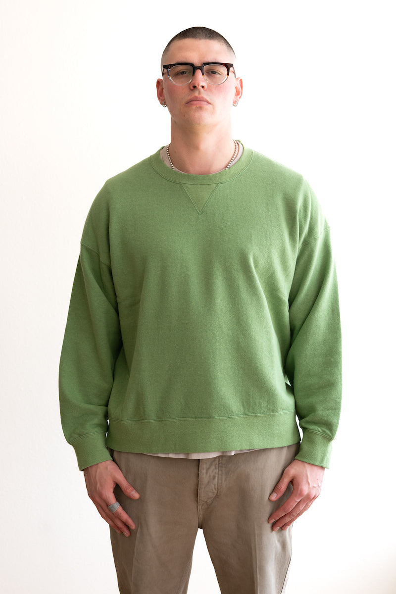 Visvim Jumbo SB Sweat (C/WS) | Lt. Green | Canoe Club