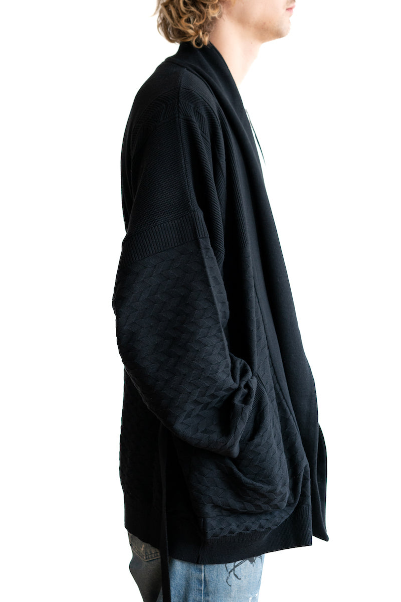 Yashiki Namiaya Samue Jacket | Black | Canoe Club