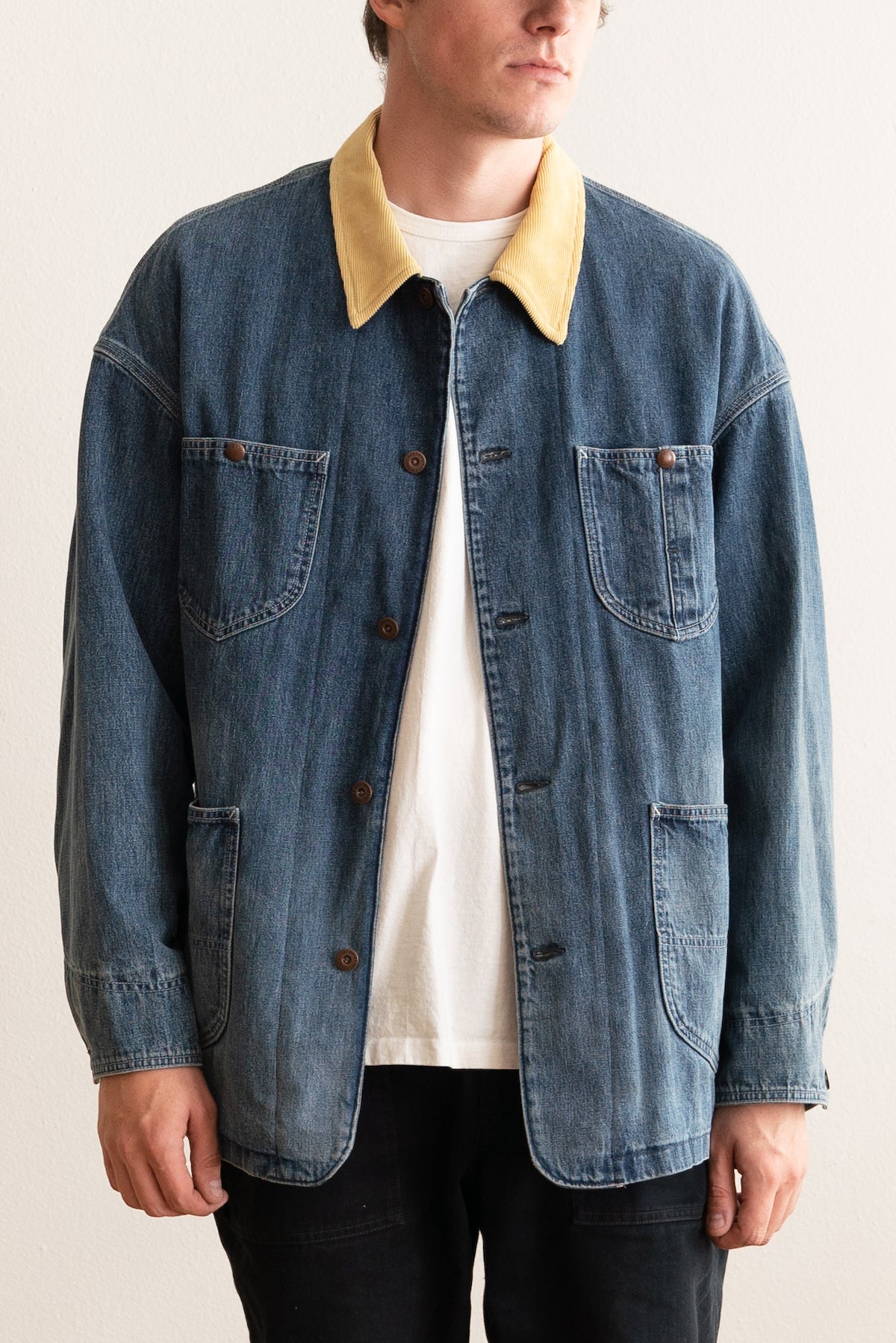 visvim SS JUMBO COVERALL DMGD柄デザイン無地