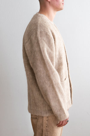 Our Legacy Cardigan | Antique White Mohair | Canoe Club