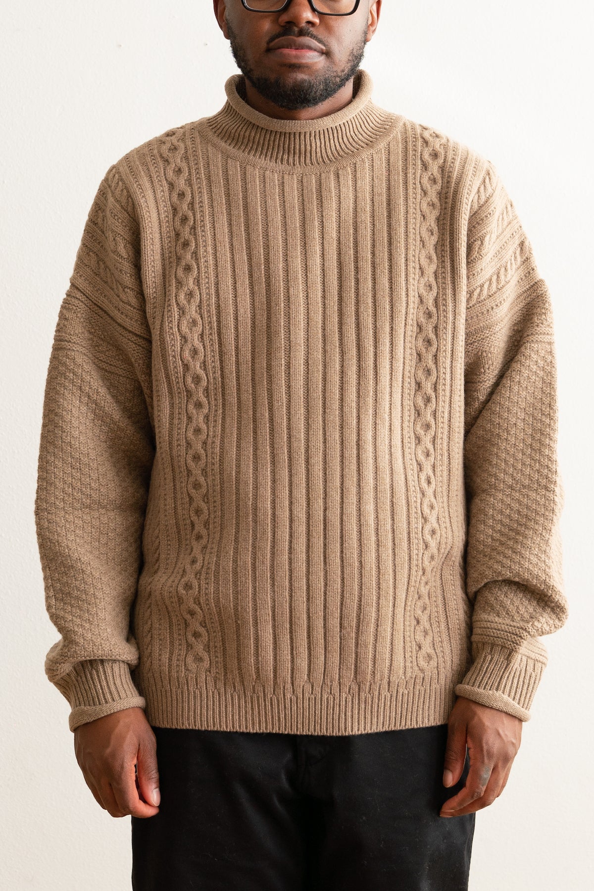 トップ yashiki exclusive itezora big ma-1 knit ニット/セーター ...