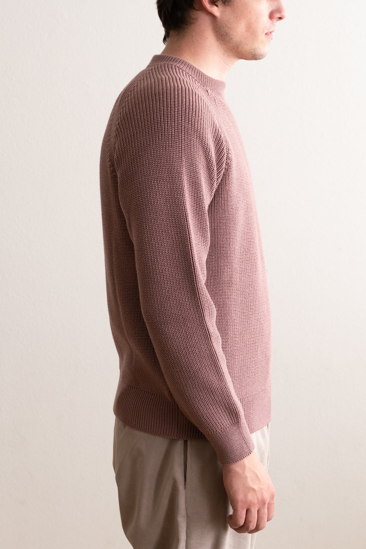 Arpenteur Plano Sweater | Raspberry Grey | Canoe Club