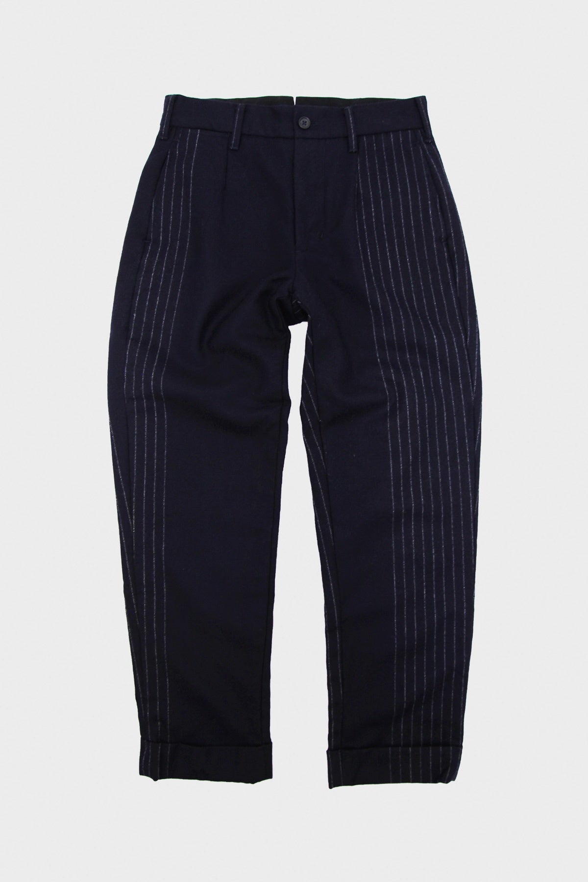 Engineered Garments - Andover Pant - Dark Navy Wool Chalk Stripe - Canoe Club