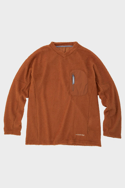 And Wander Alpha Direct Pullover | Brown | Canoe Club