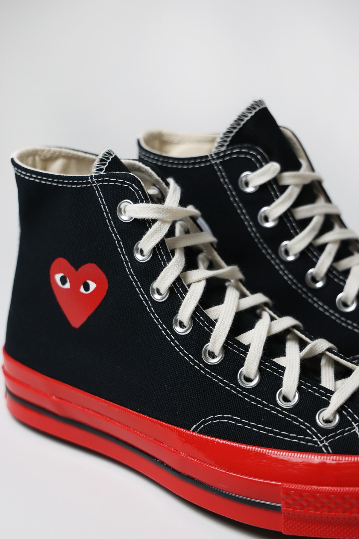 Comme des Garçons PLAY x Converse Sole Hi | Black Canoe Club