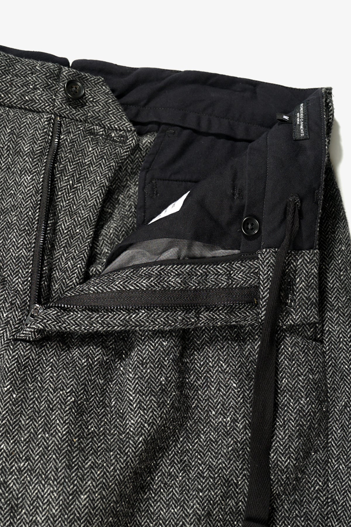 Engineered Garments Andover Pant | Grey Poly Wool Herringbone