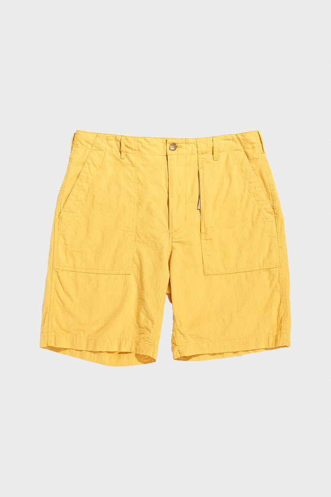 Engineered Garments Fatigue Short | Khaki 14w Corduroy | Canoe Club