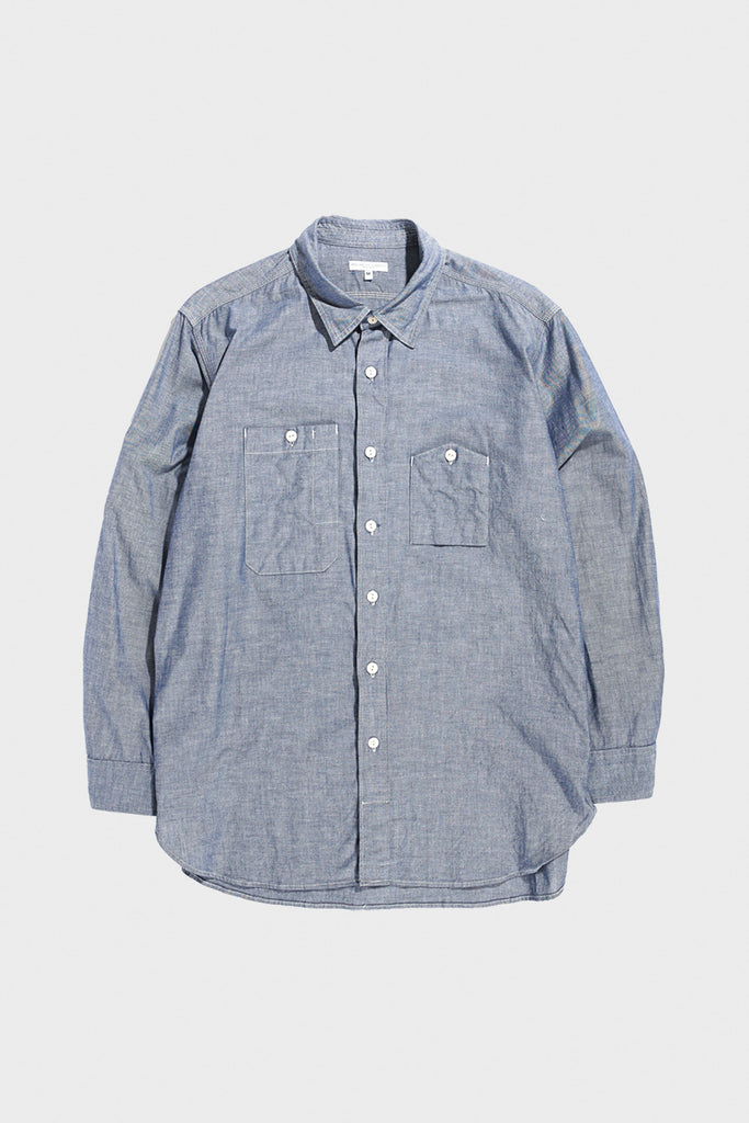 Work Shirt - Lt Blue Cotton Chambray