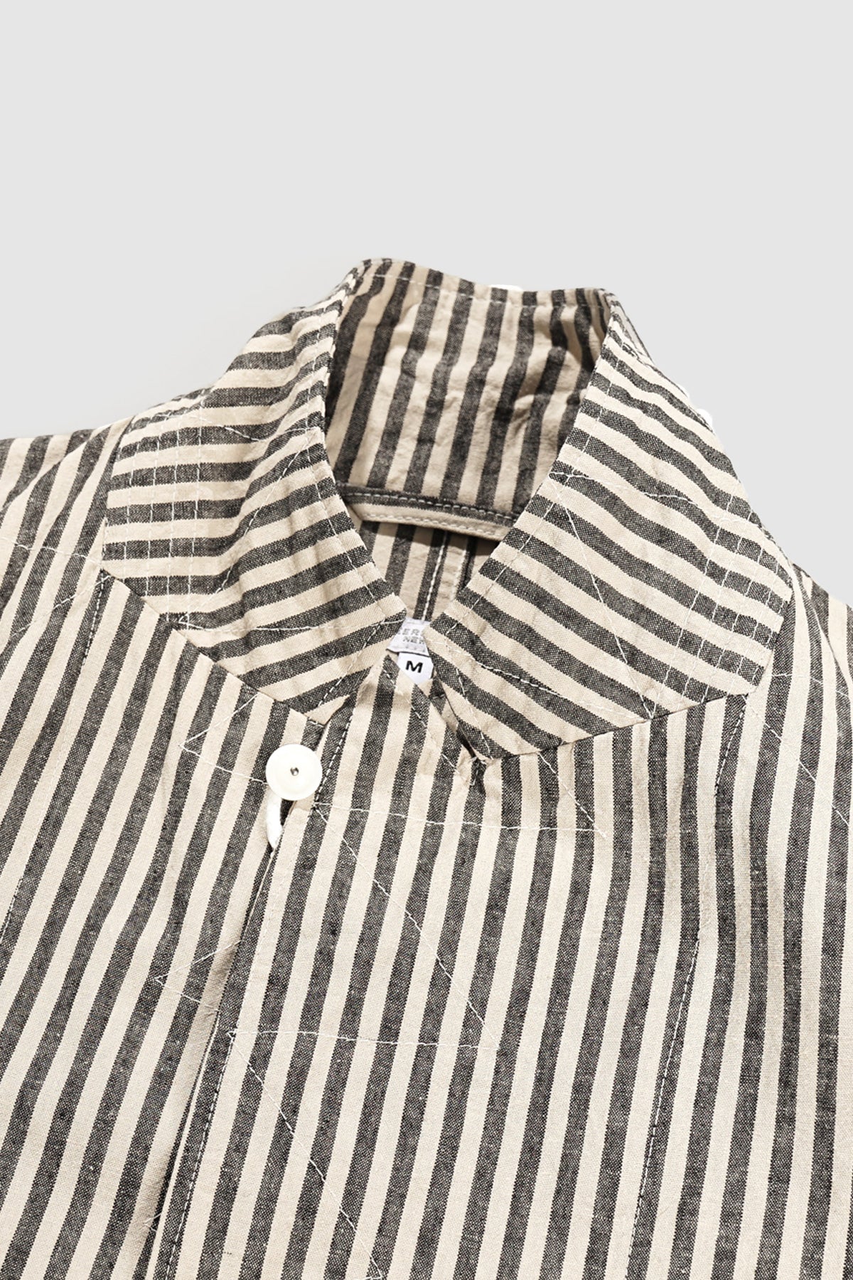 Engineered Garments Bedford Jacket | Natural/Black LC Stripe