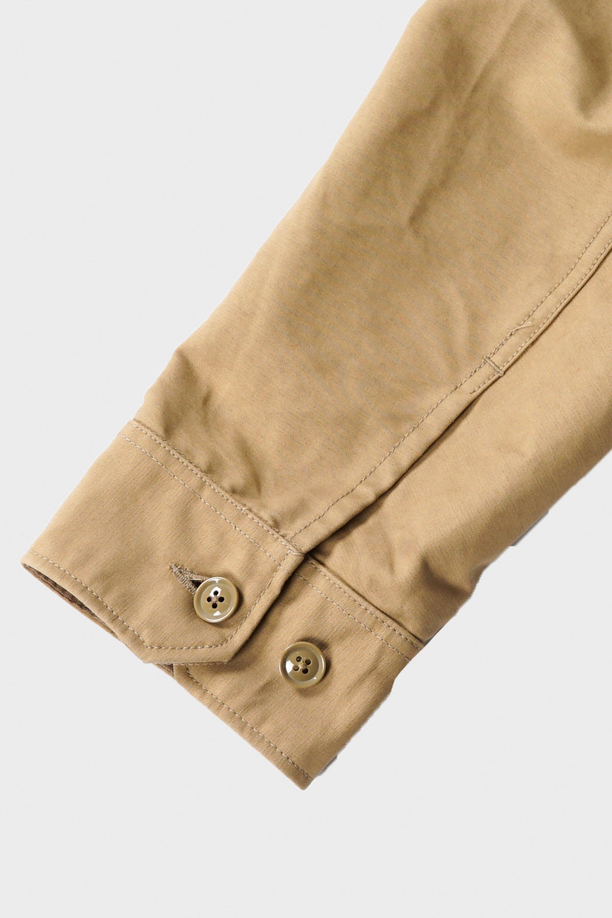 Cruiser Jacket - Khaki Cotton Double Cloth