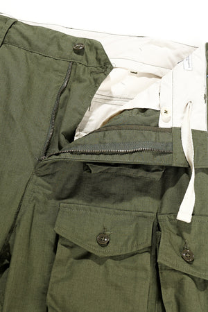 Engineered Garments FA Pant | Olive Cotton Ripstop | Canoe Club