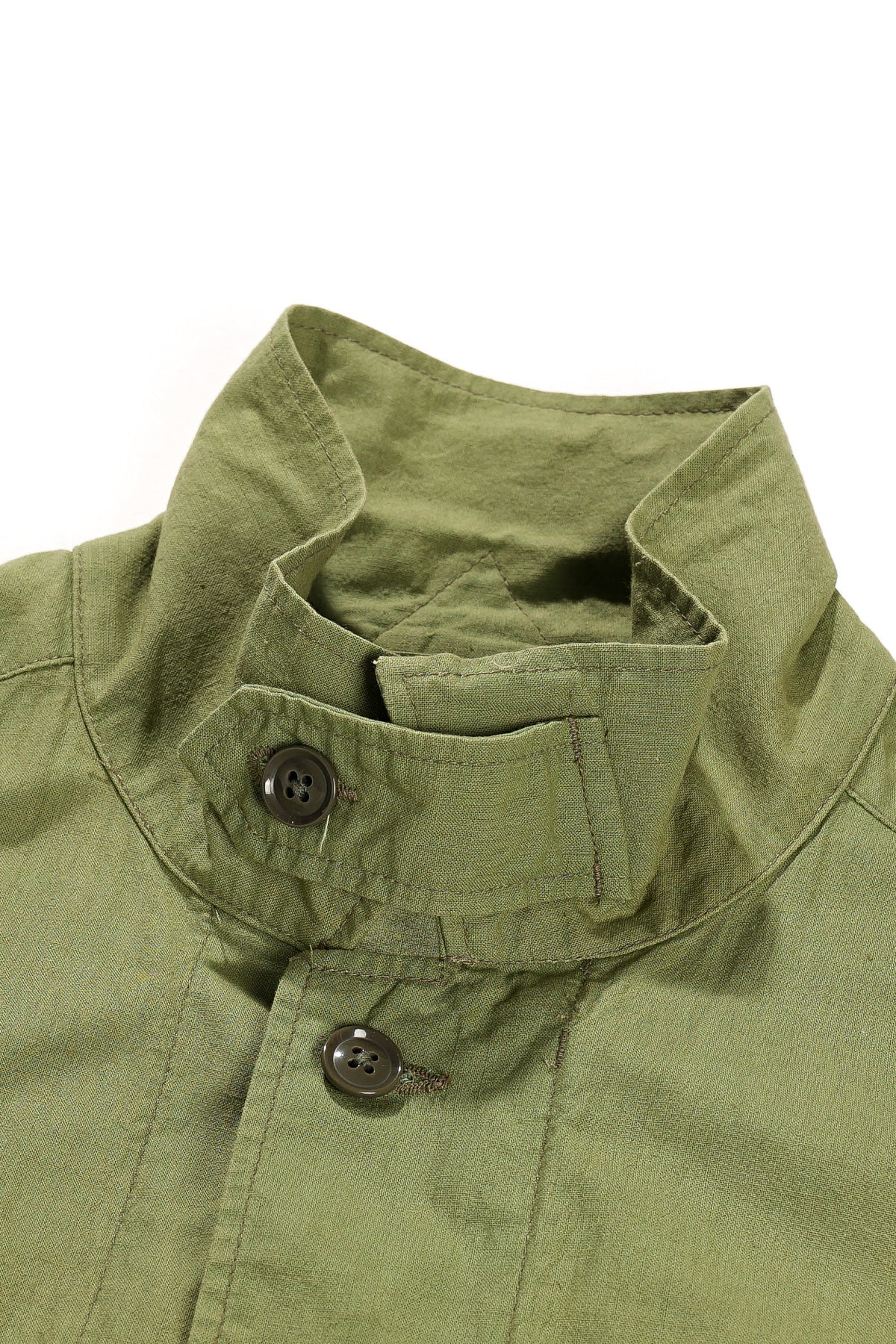 Engineered Garments Jungle Fatigue Jacket | Green Cotton Sheeting