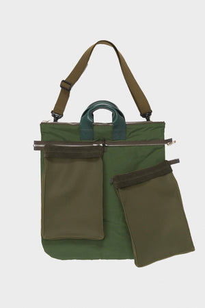 Hender Scheme Multi Helmet Bag | Khaki Green | Canoe Club