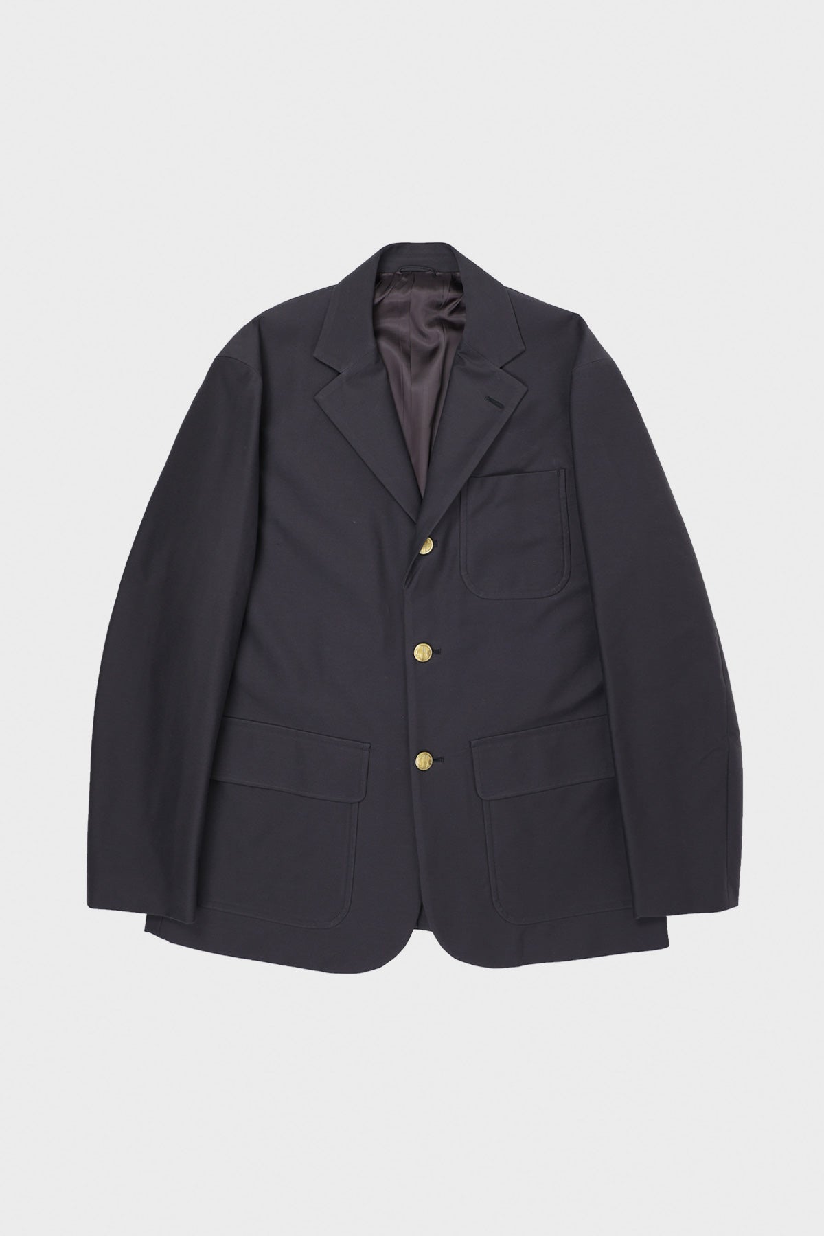 Engineered Garments Reefer Jacket | Black Cotton Heavy Twill