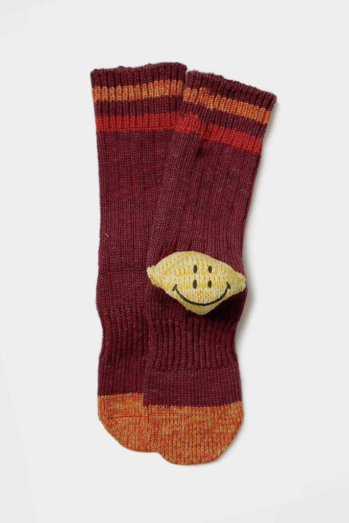 Socks  orange w/ yellow stripes – piupiuchick store