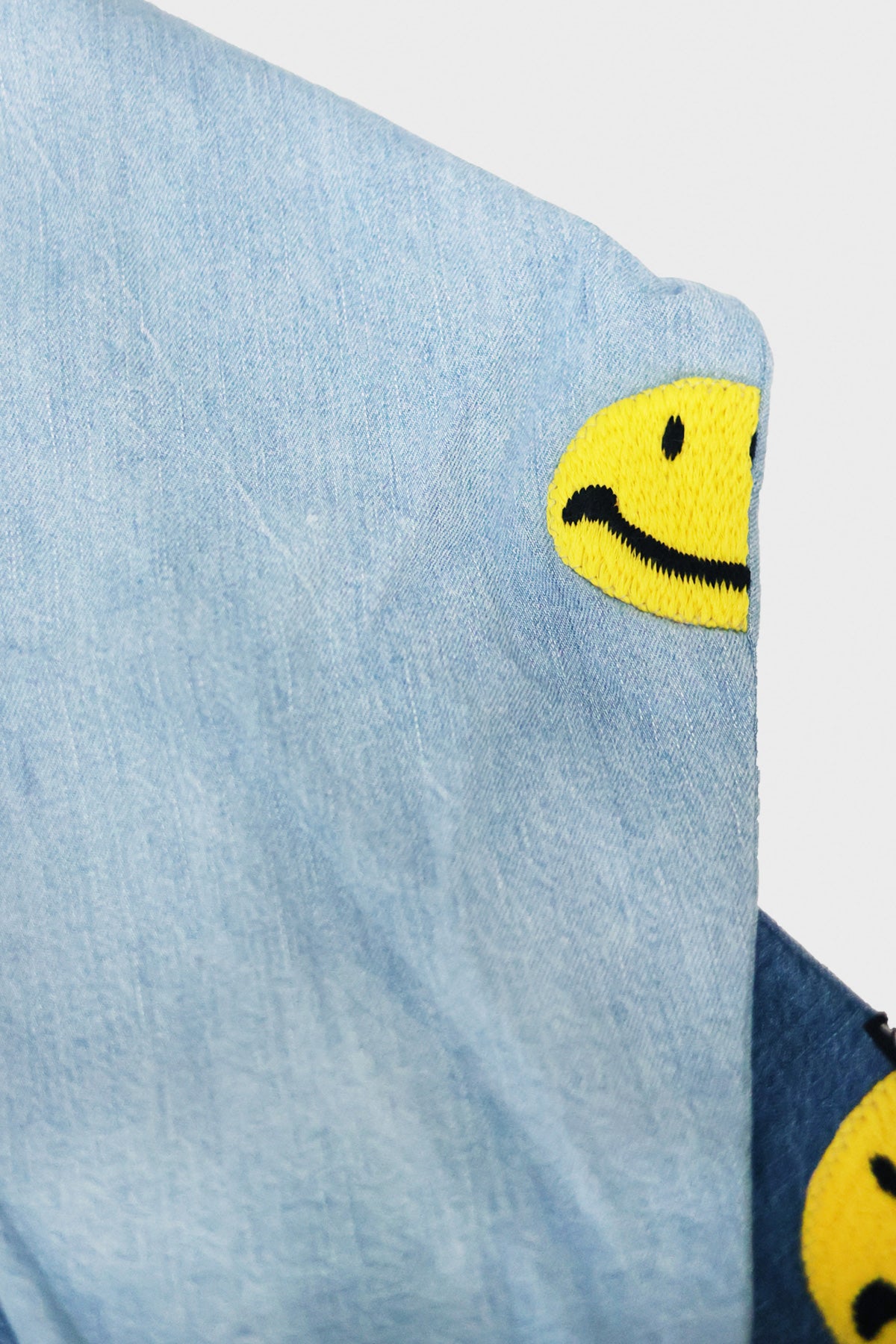 Denim Re-Construct BAJA Parka (Smile Embroidery) - Indigo