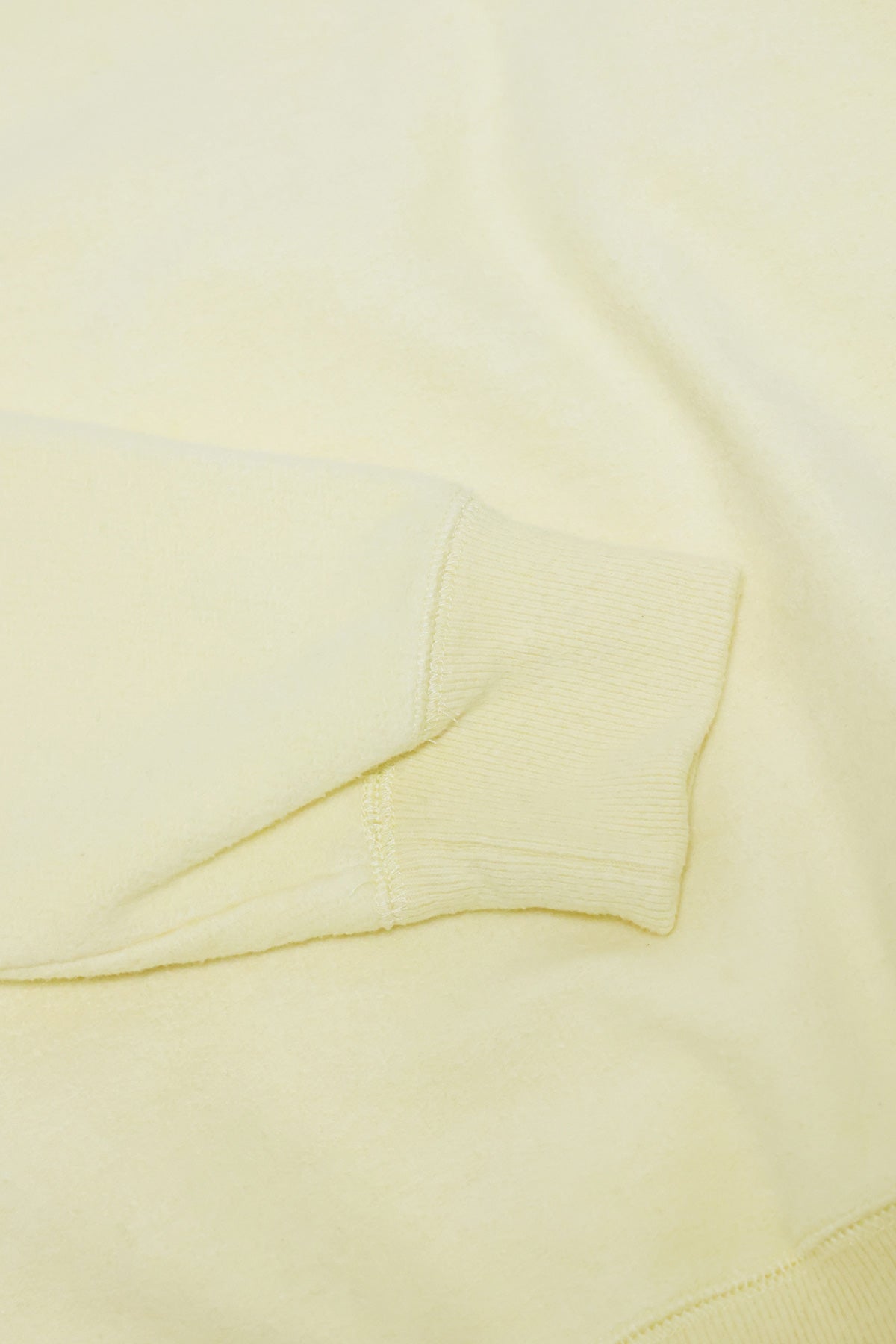 Cunha Sweatshirt - Pale Yellow Fleece