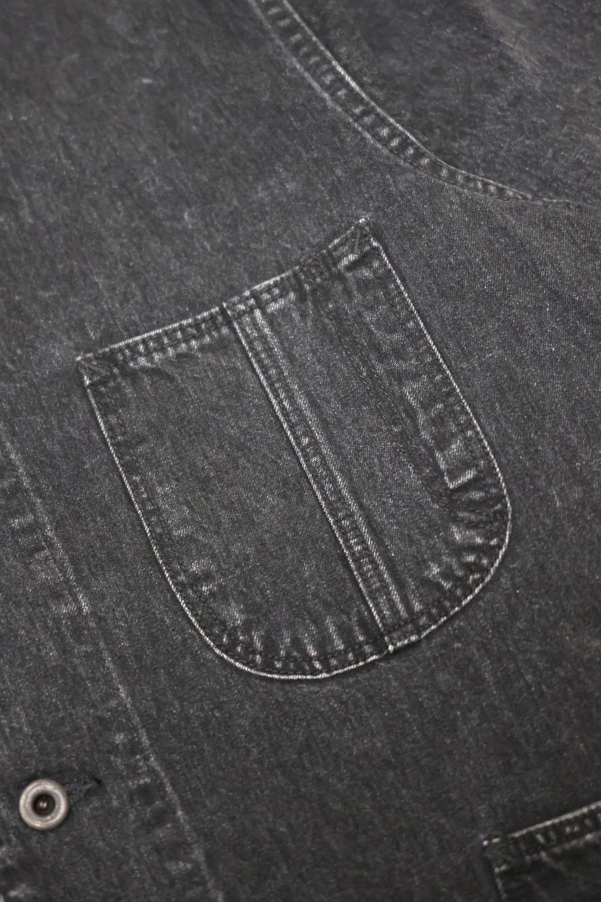 Canoe Club x OrSlow Denim Coverall - Black Stone Wash