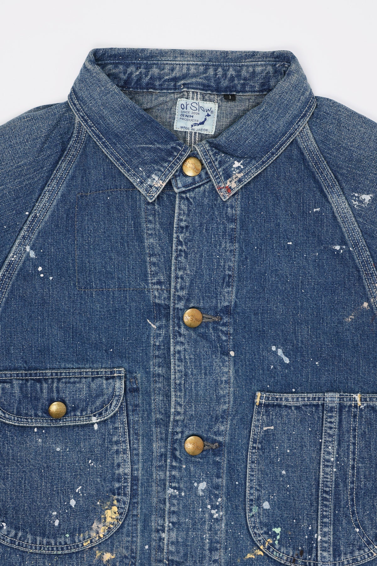 or Slow】50s model Denim Coverall Jacket-