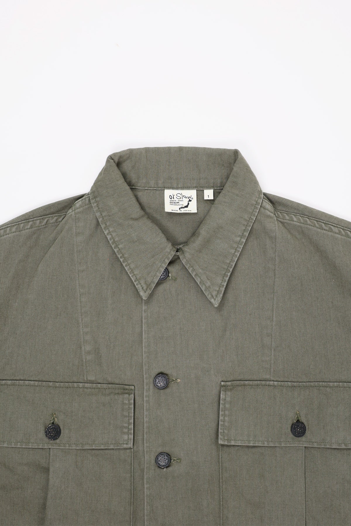 orSlow 1940s Coverall Jacket | One Wash Original Denim | Canoe Club