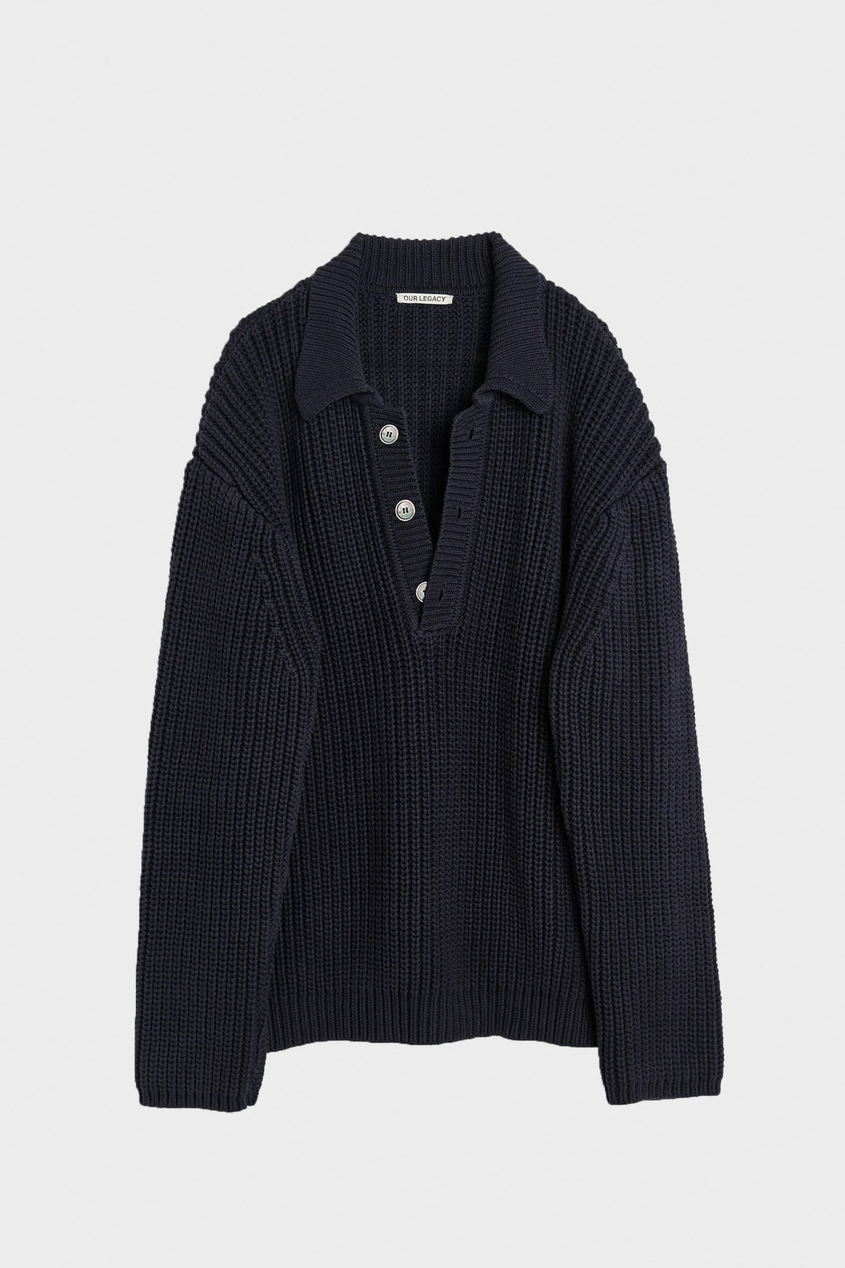 Big Piquet - Navy Chunky Cotton Rib