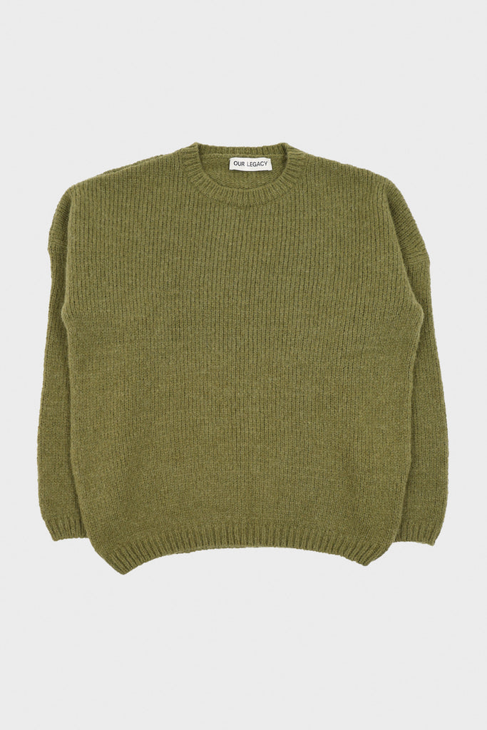 百貨店 OUR LEGACY POPOVER Swamp Green Alpaca ecousarecycling.com