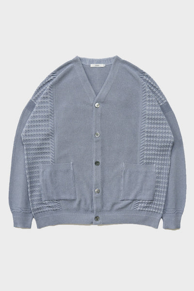 Yashiki Unabara Cardigan | P-Blue | Canoe Club