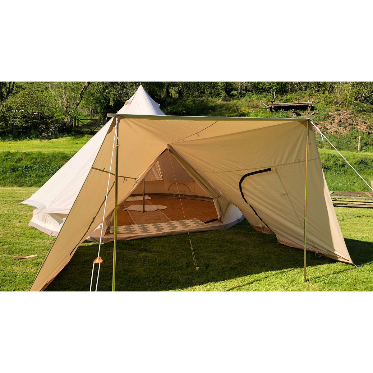 GLANOPY: Van Sun Canopy/Universal Porch for glawnings and bell tents