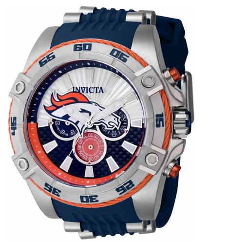 Invicta NFL Las Vegas Raiders Men's Watch - 52mm, Steel, Aqua Plating  (35190) - Watch Review