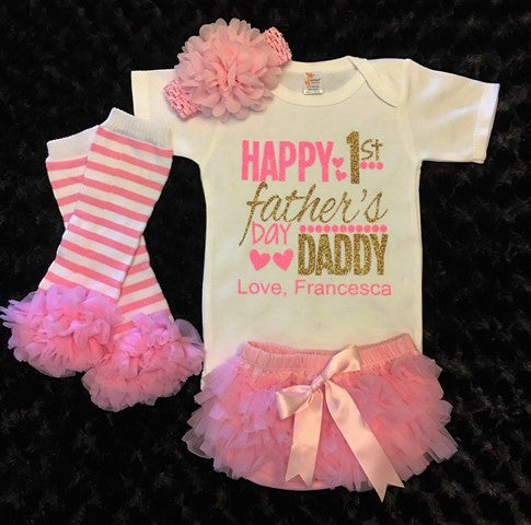 fathers day outfit baby girl