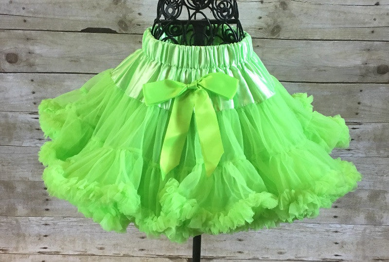 Lime Green Pettiskirt – Keepsake Konnections