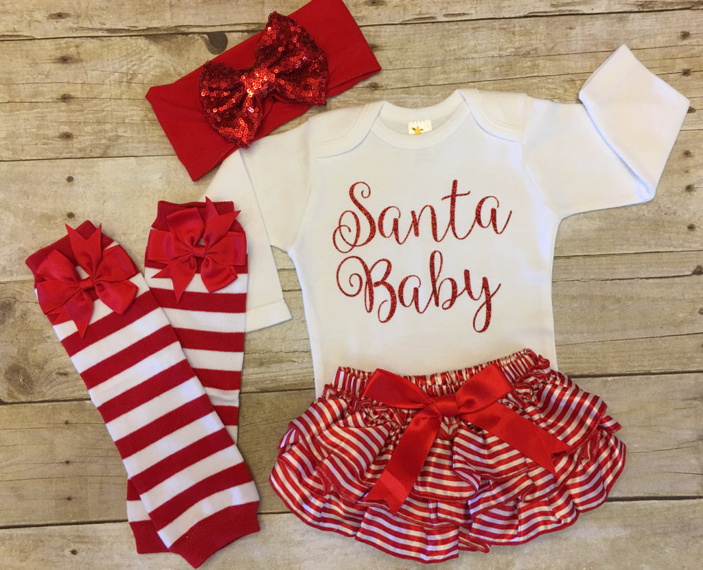 Santa Baby Christmas Outfit – Keepsake Konnections