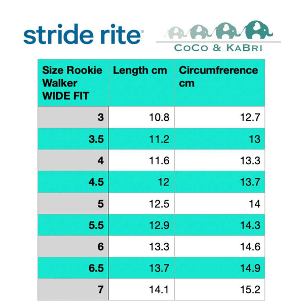 Jill size chart