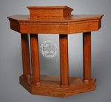 Wood with Acrylic Pulpit Custom No 6