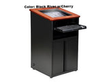 LCD Digital Display Lectern DVP2627-BB Down View Computer