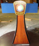 Handcrafted Solid Hardwood Lectern PD Presidential Non-Sound 