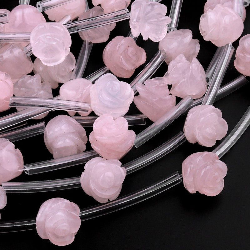 carved gemstone beads