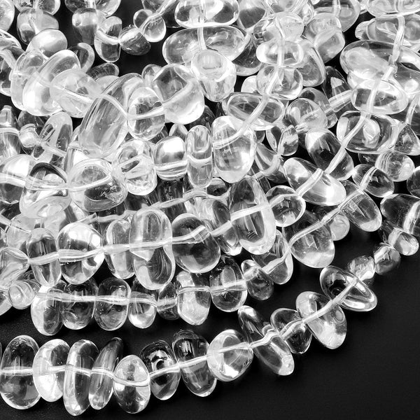 大注目】 よろづやショップGemAbyss Beads Gemstone Strand Natural Crystal Quartz Clear  Crystal Quar その他インテリア雑貨、小物