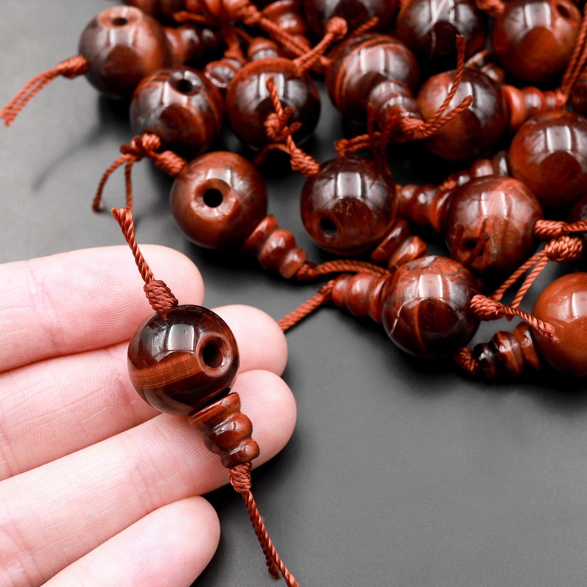 Natural Red Garnet 3mm 4mm 6mm 8mm 10mm 12mm 13mm Round Beads