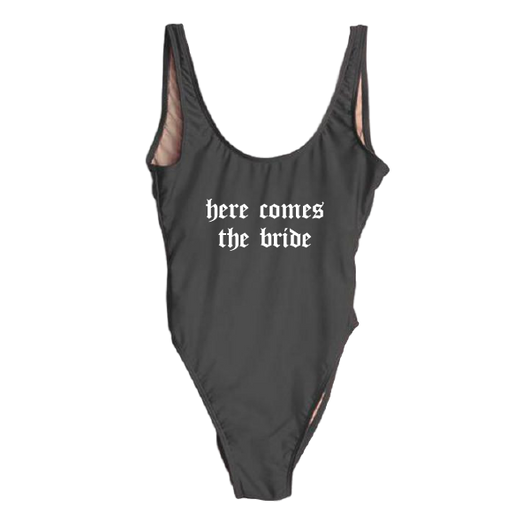 Ravesuits Here Comes The Bride One Piece Swimsuit Ravesuits