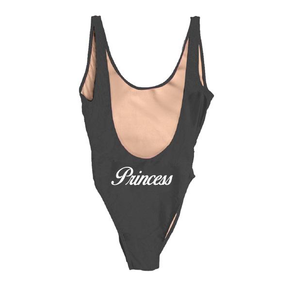 WMNS Princess Cut Classic One Piece Swimsuit - Black