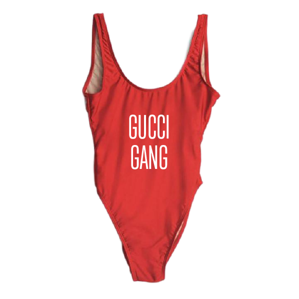 Ravesuits Gucci Gang One Piece Swimsuit – RAVESUITS